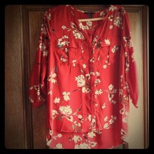 Forever 21 Rust button down blouse